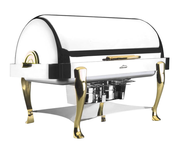 LACOR Chafing dish GN 1/1 roll top Latón 69015