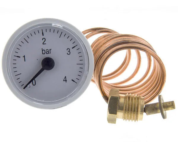 Manometr kotła 0/4 bar ø37 mm 1/4''