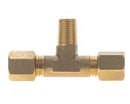 Złącze stożkowe 1/4" SAE stożek x 1/8" GAZ/NPT x 1/4" SAE stożek