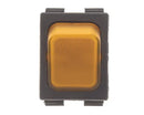 Przełącznik kierunkowy żółty 30x22mm
