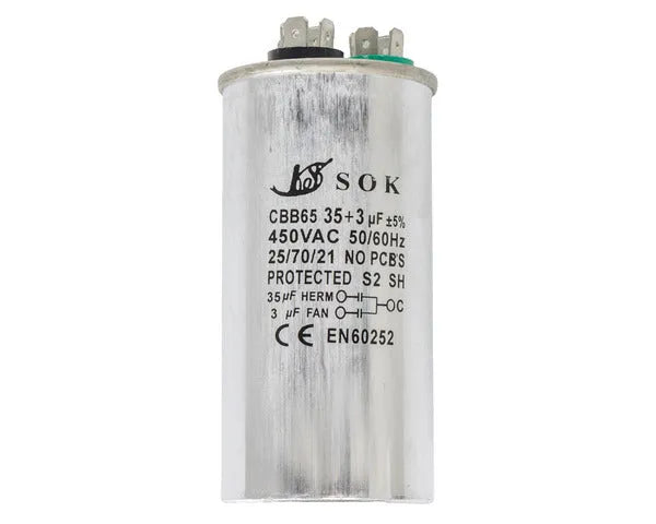 Kondensator pracy 35µF + 3µF 450V