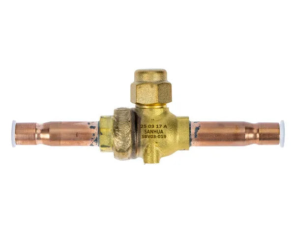 Zawór kulowy Sanhua SBV 3/8" do lutowania bez korka