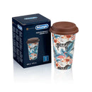 Delonghi taza térmica de cerámica y tapa de silicona The animals 300 ml  DLSC067