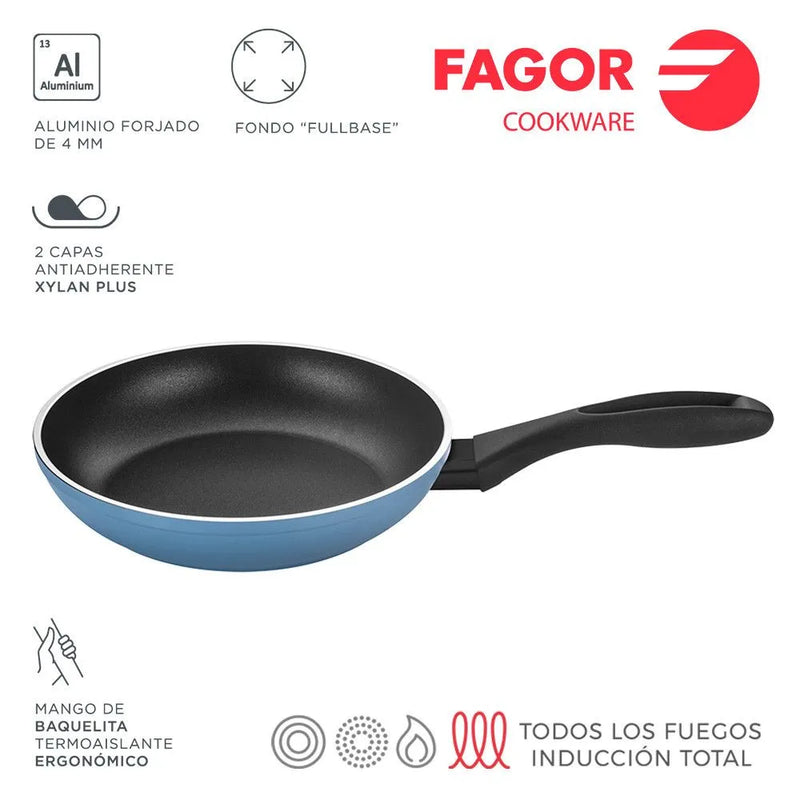 FAGOR Sarten MAXIMA Ø26 Azul