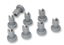 Ruedas (8 unidades) cesto superior lavavajillas Zanussi, AEG 50269970005
