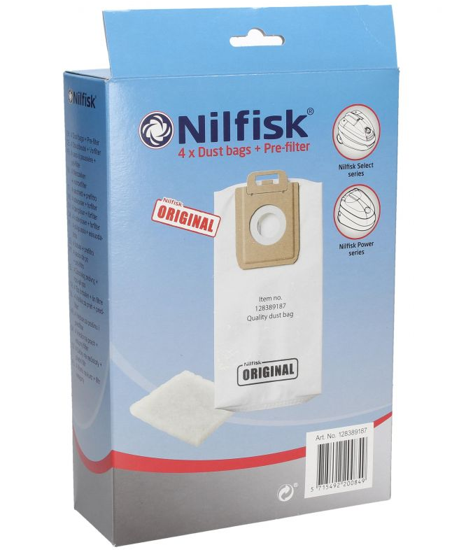 Nilfisk Worek do odkurzacza Power - Select 4 szt. 128389187