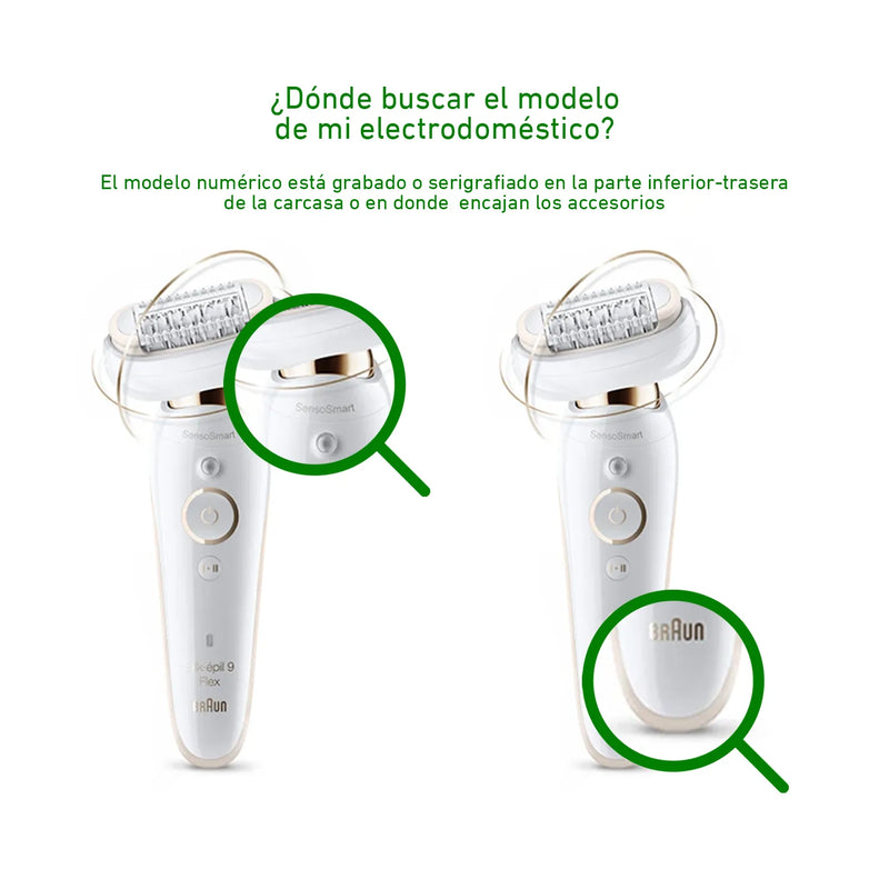 Accesorio afeitado depiladora Braun Silk Epil 9 Flex 81719635