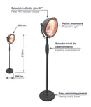 LACOR Calentador de pie Black 69414