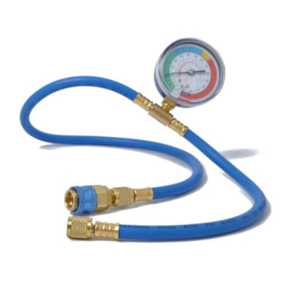 Wąż do ładowania z manometrem ciśnienia R134 - Do samochodów