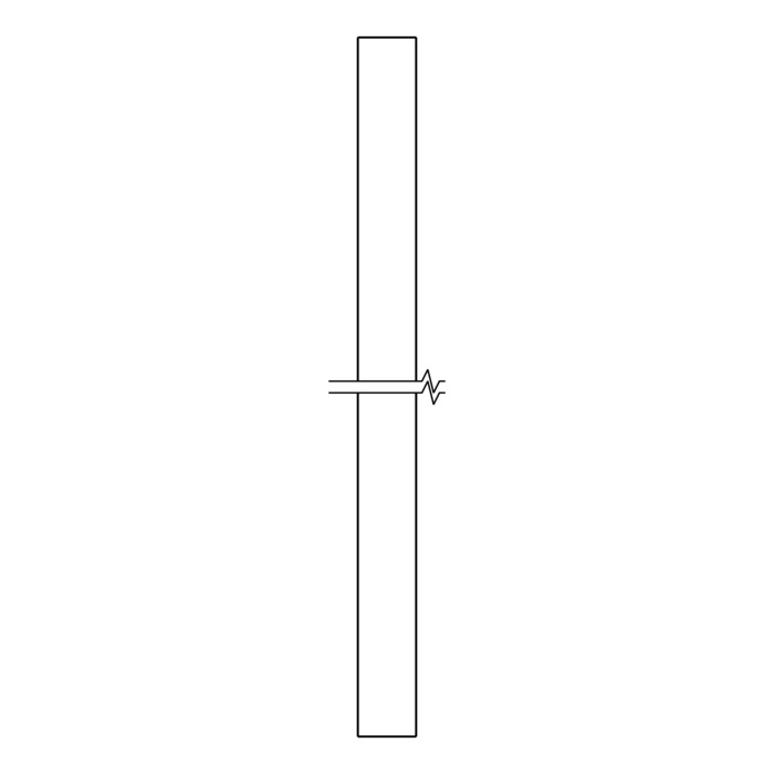 Taśma uszczelniająca do tylnego panelu 485x6mm Electrolux 1251139430