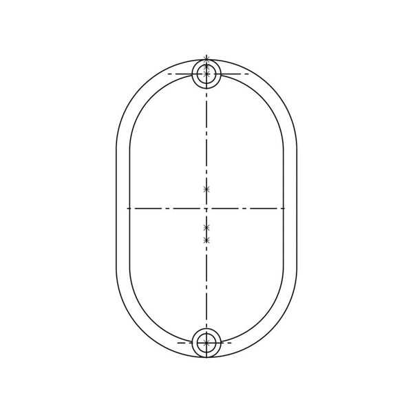 Zaślepka na śrubę do klamki drzwi Electrolux 7809 o wymiarach 15,5x9,4mm 2230415339