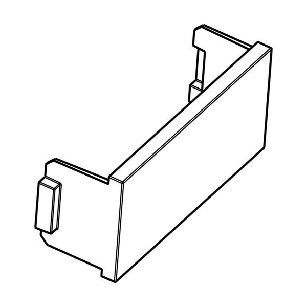 Zawias do drzwi srebrnych Electrolux o wymiarach 272 mm x 31 mm x 66 mm. 8074982037