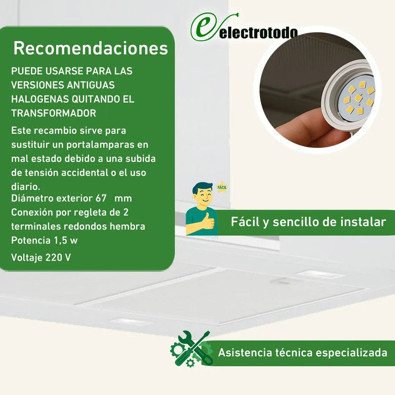Teka Portalamparas led campana 89220139