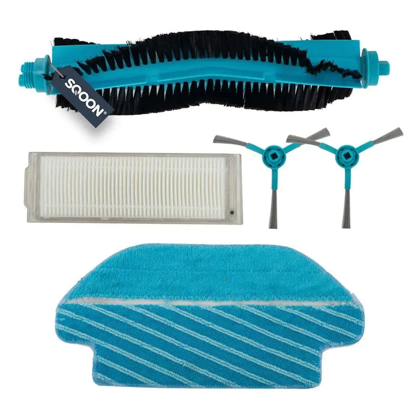 Kit de mantenimiento robot aspirador Cecotec Conga 3290, 3390, 3490, 3590, 3690 y 3790 5 piezas S0911