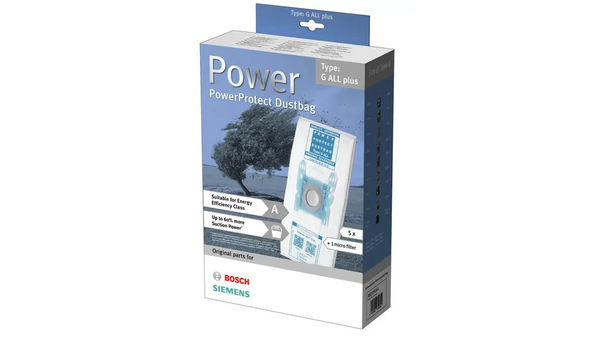 Bolsa aspirador PowerProtect Bosch, Siemens 00577549