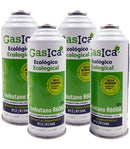 Pack 4 botellas gas refrigerante GASICA D2 - R12 R134a