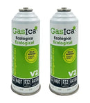 Pack gas refrigerante ecológico GASICA V2 - R22-R32-R407-R290-R410A