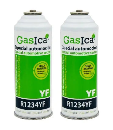 Pack gas refrigerante ecológico GASICA YF - R1234yf
