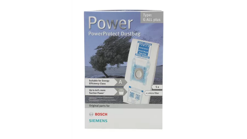 Worek do odkurzacza PowerProtect Bosch, Siemens 00577549