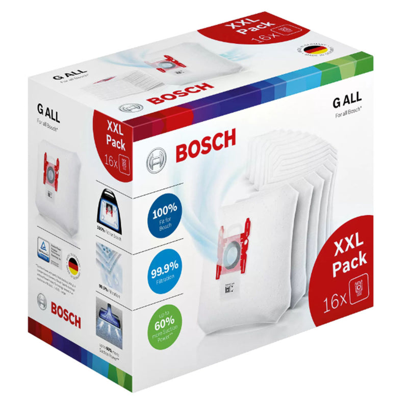 Pack 16 bolsas aspirador Bosch 17002095