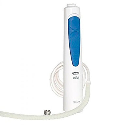 Mango cepillo dental irrigador Braun Oral B Oxyjet Azul y blanco 81626031