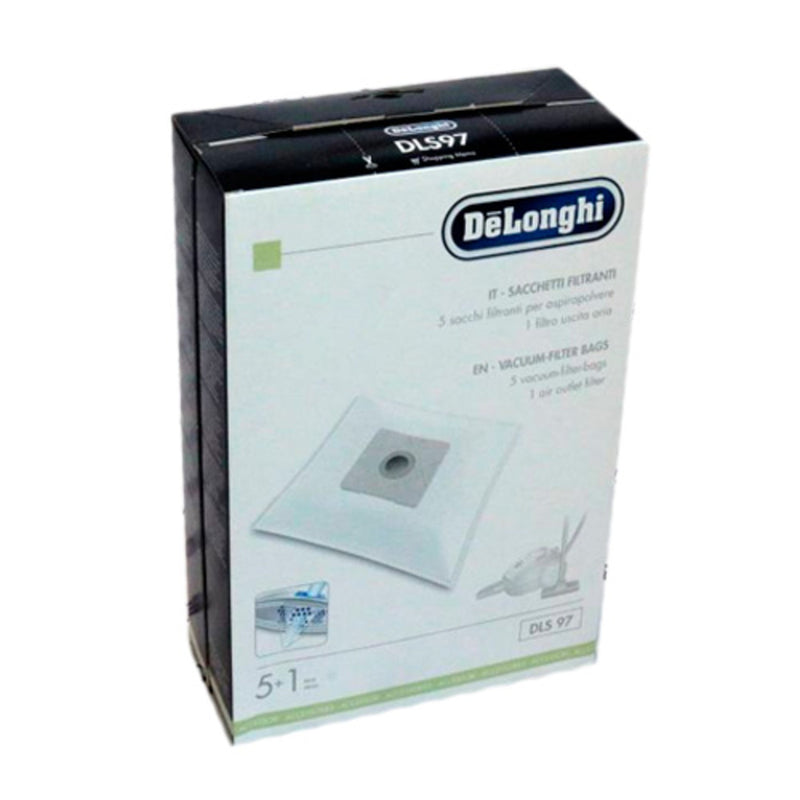 Bolsa microfibra aspirador Delonghi DLS97 5 bolsas con filtro 5519110391