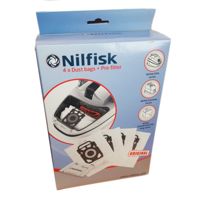 Bolsas Nilfisk aspiradora King - Elite - Extreme  107412688